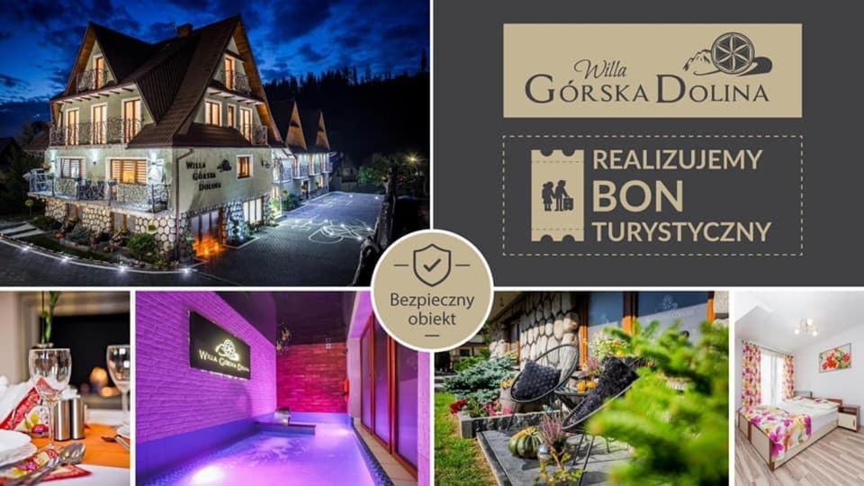 Willa Gorska Dolina Jacuzzi & Sauna Poronin Ngoại thất bức ảnh